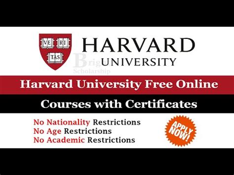 Harvard University Free Online Courses 2023-24 | No Fee | How to Enroll - YouTube