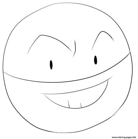 100 Voltorb Pokemon Coloring Pages Printable