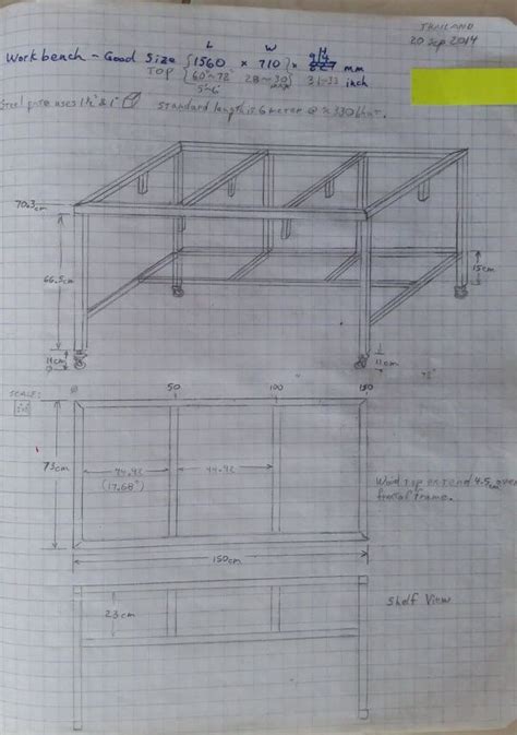 How To Make A Steel Work Bench | Welding table, Metal work bench ...