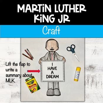 Martin Luther King Jr Craft by My Classroom Cupboard | TPT