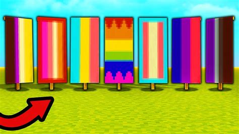 Minecraft: How To Build Pride Flags in Minecraft | PRIDE MONTH 2022 ...