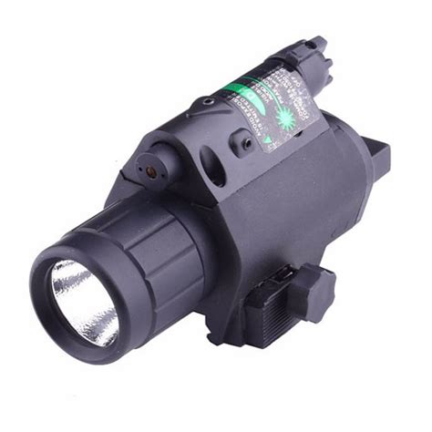 Full metal Green Laser Combo LED Flashlight for Hunting 200lm