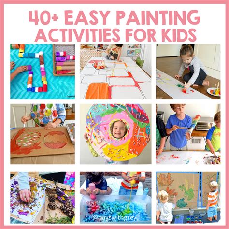 Easy Painting Activities for Kids - Days With Grey