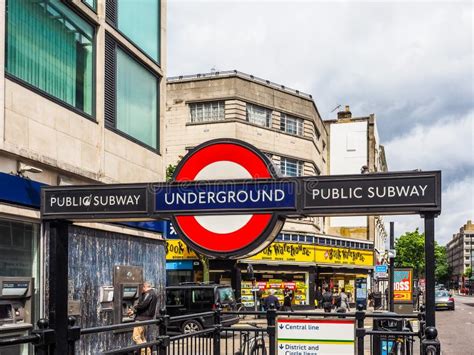 Notting Hill Gate Tube Station in London (hdr) Editorial Photography ...