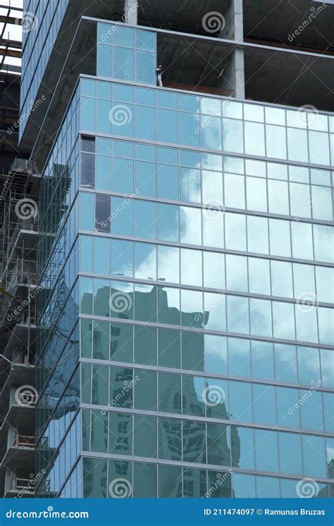 Building Skyscrapers in Miami Downtown Stock Image - Image of industry ...