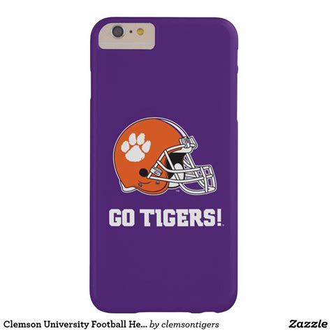 Clemson University Football Helmet Case-Mate iPhone Case | Zazzle.com | Clemson university ...