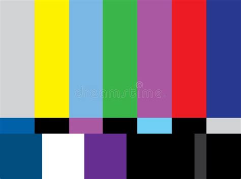 Tv test color screen stock illustration. Illustration of communication ...