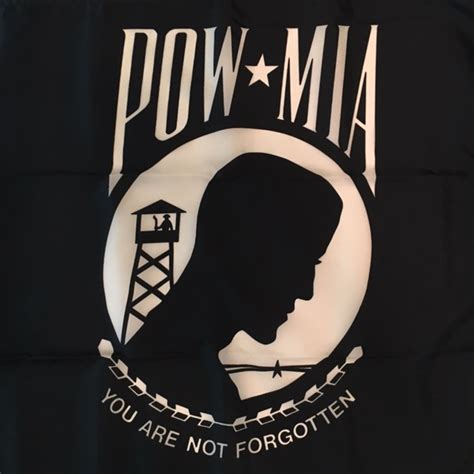 POW/MIA Flag. 100% Made in the U.S.A.