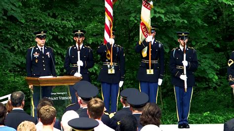 Purple Heart Ceremony at Mount Vernon - YouTube