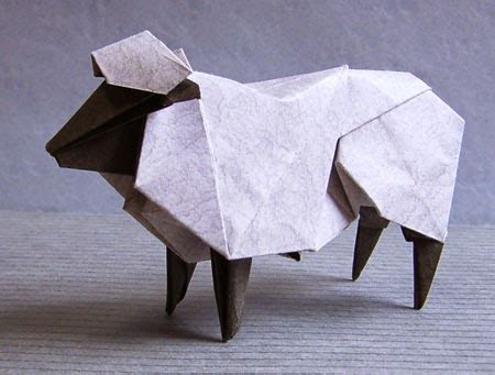 origami Sheep ~ origami instructions art and craft ideas