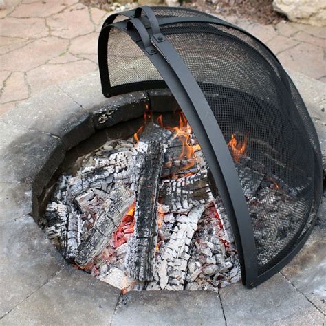 Sunnydaze Decor Easy Access Fire Pit Spark Screen Fire Pit Uses, Diy Fire Pit, Outdoor Fire Pit ...