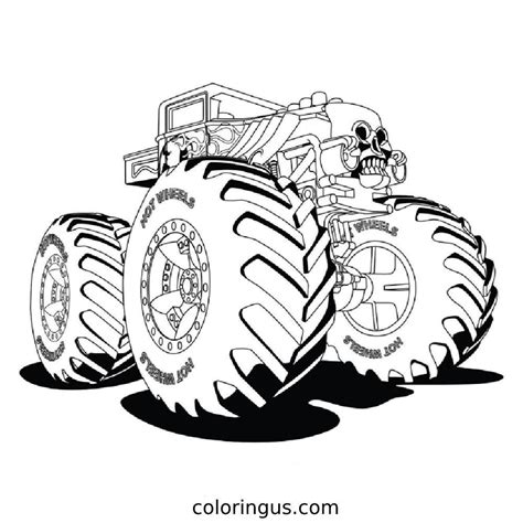 Monster Truck Coloring Pages - Free Printable Sheets