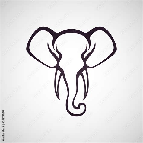 elephant logo vector Stock Vector | Adobe Stock