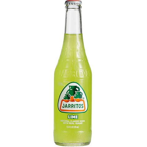 Jarritos 12.5 fl. oz. Lime Soda - 24/Case