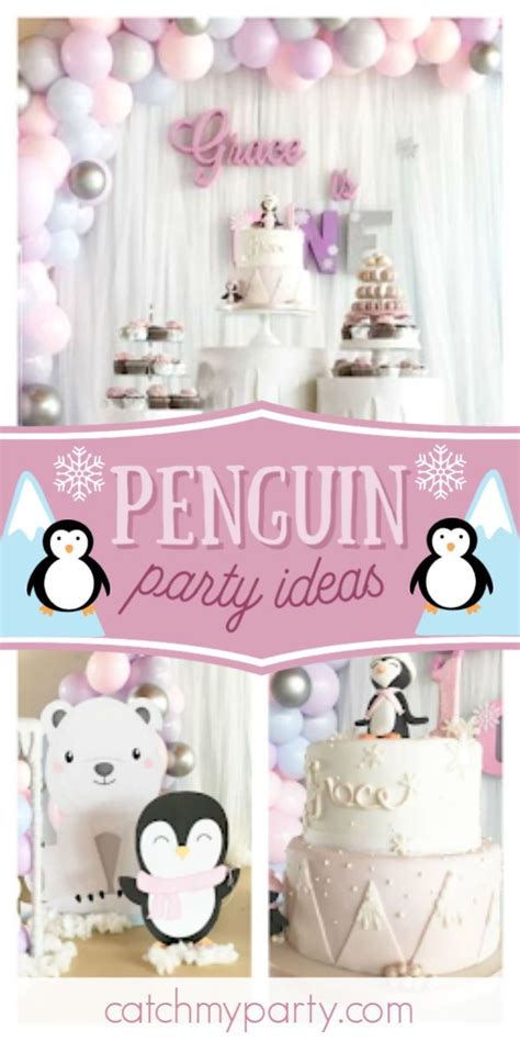 Penguins / Birthday "Arctic Penguin Party" | Catch My Party | Penguin ...