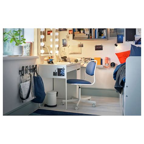 MICKE desk, white, 413/8x195/8" - IKEA