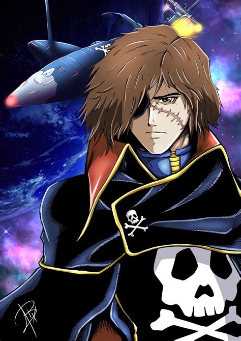 Captain Harlock - anime fanart by mastermetalex on DeviantArt | Anime ...