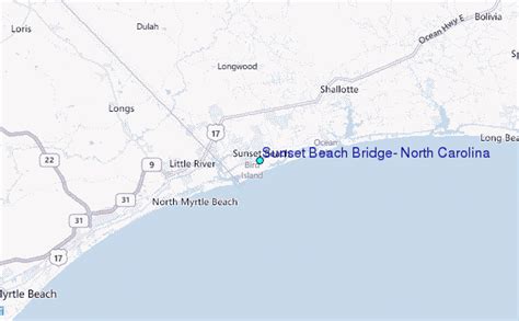 Sunset Beach Bridge, North Carolina Tide Station Location Guide