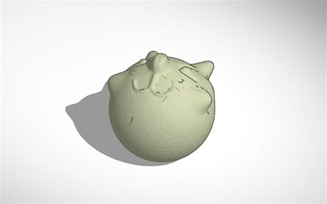 3D design Cat Sculpture - Tinkercad