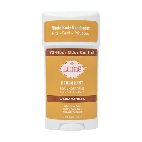 Lume Natural Deodorant - Underarms and Private Parts - Aluminum-Free ...