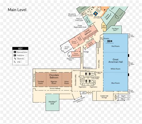 Floor Plans Hershey Meetings - Hershey Lodge Map Of Rooms Png,Hershey ...