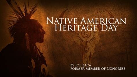 Native American Heritage Day by Joe Baca