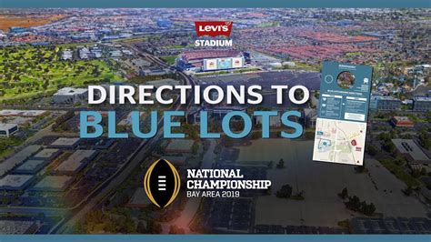 Levi's Stadium Parking - Directions to Blue Lots - YouTube