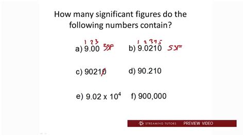 General Chemistry Significant Figures tutorial - YouTube