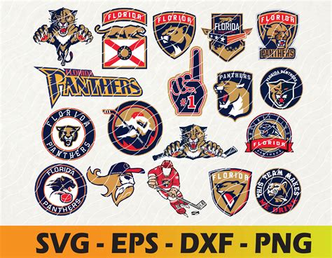 Florida Panthers logo, bundle logo, svg, png, eps, dxf, Hock - Inspire Uplift
