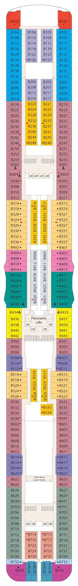 Discovery Princess deck plans - Cruiseline.com