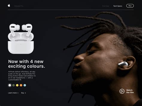 Apple AirPods Pro, Colour Concept by Josh van Etten on Dribbble