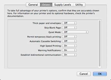 Selecting Printing Preferences - Mac OS X