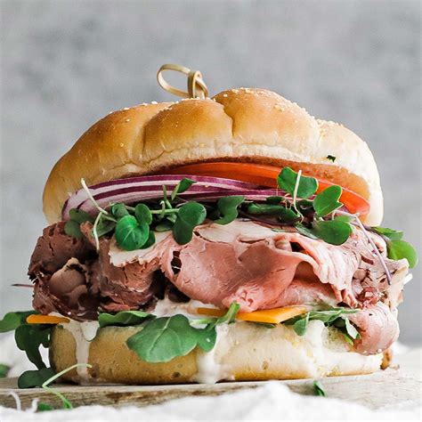 Roast Beef Sandwich Recipe - Chef Billy Parisi