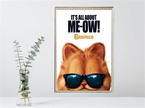 Garfield Movie Poster Vintage Movie Poster Limited Edition Collectible ...