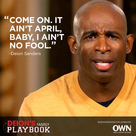 Deion Sanders April Fool Quote Card