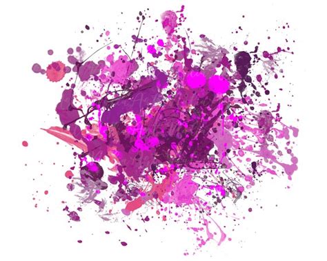 Pink Paint Splash Png