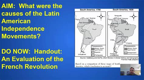 Short and Long Term Effects of the Latin American Revolution - Jazlene ...