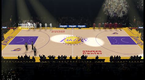 Manni Live│2K Patches: Los Angeles Lakers HD Court V2 + Kobe Court