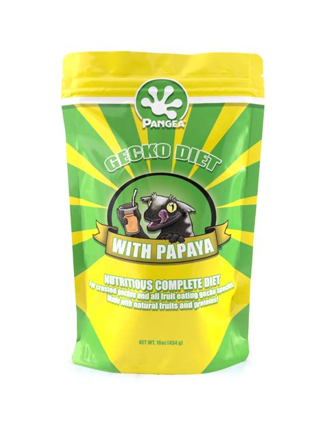 Pangea Gecko Diet with Papaya™ - YELLOW (16 oz.)