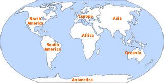 Location Map of the 7 Continents Of the World | This image h… | Flickr