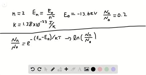 SOLVED:Using the Boltzmann distribution (equation 16.17 ), calculate ...