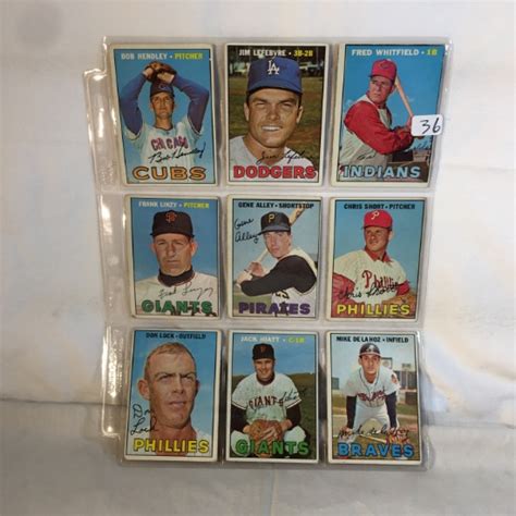 Lot of 9 Pcs Collector Vintage MLB Baseball Sport Trading Assorted Cards & Players - See ...