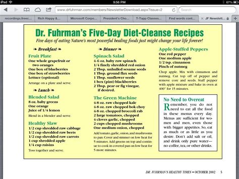 Dr Joel Fuhrman Diet Recipes