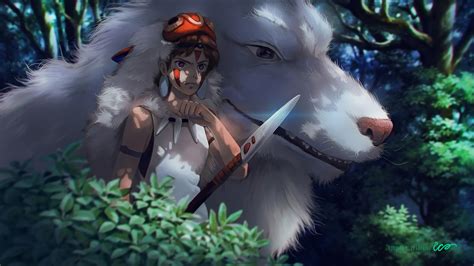 1600x900 Princess Mononoke Wallpaper 4 - 1600 x 900 de Anime, Princesa Mononoke - Todo fondos