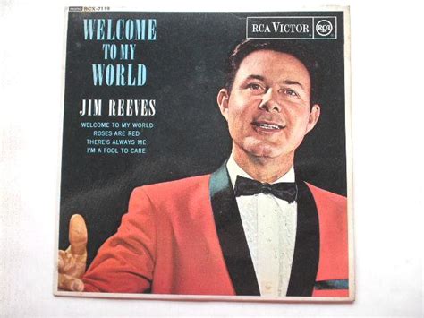 Jim Reeves Welcome to my world (Vinyl Records, LP, CD) on CDandLP