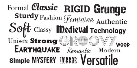 Typography Fonts