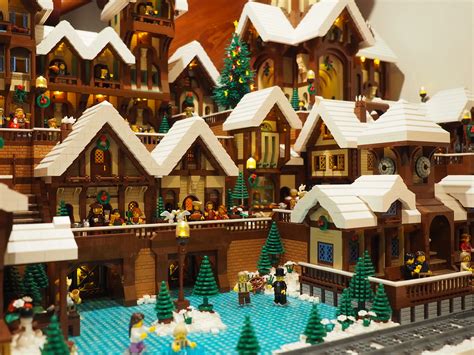 Another LEGO Winter Village display - All About The Bricks