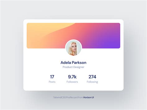 How to create a Simple & Modern Profile Card using TailwindCSS in 2023 - Indie Hackers