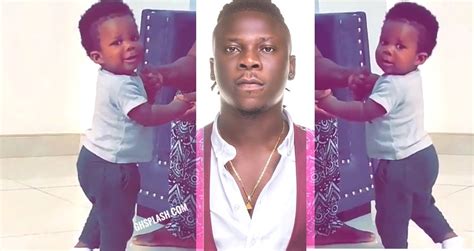 Stonebwoy shares video of son Janam looking all grown ahead of 1st birthday