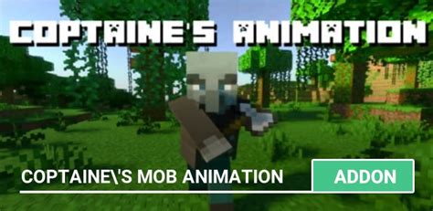 Download animation mods for Minecraft PE